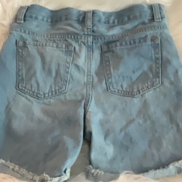 The Children’s Place Blue Jean Shorts Distressed Denim - Picture 5 of 5